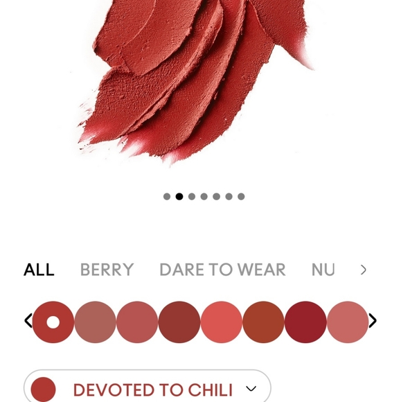 MAC Cosmetics Powder Kiss lipstick 316 Devoted to Chili Warm Brick Red - Picture 8 of 12